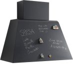   Kdesign K129-80 T500 BLACKBOARD fekete rusztikus páraelszívó